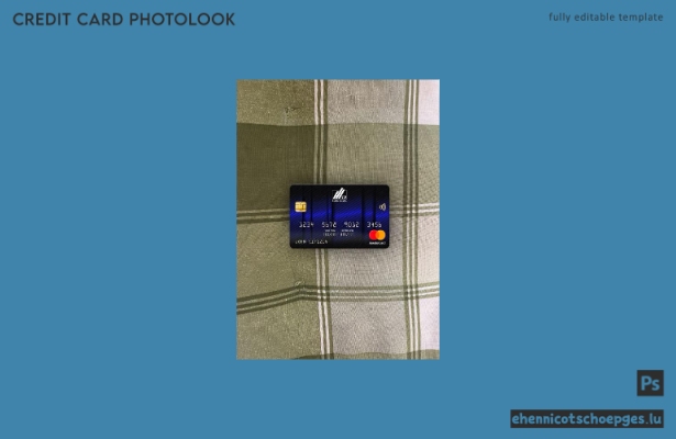 Slowakei Tatra Bank Mastercard blau Photolook Beispielvorschau